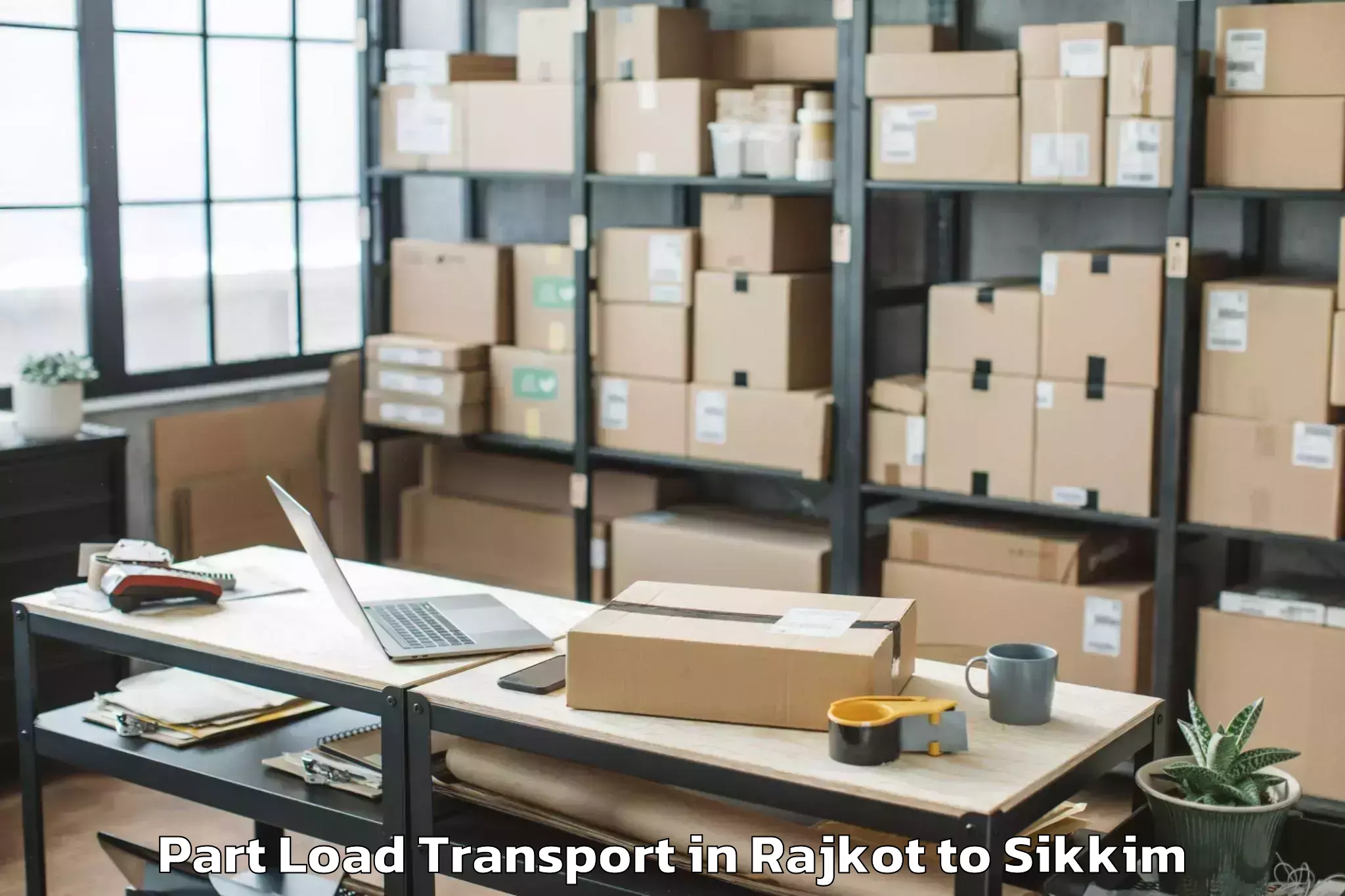 Discover Rajkot to Jorethang Part Load Transport